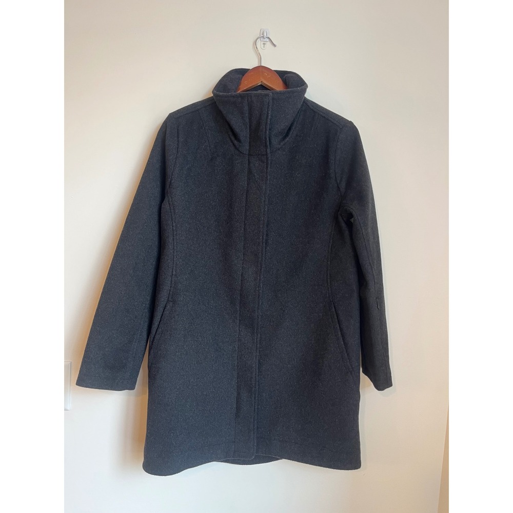 Pendleton Water Resistant Wool‎ Campbell Coat Charcoal Gray Size S